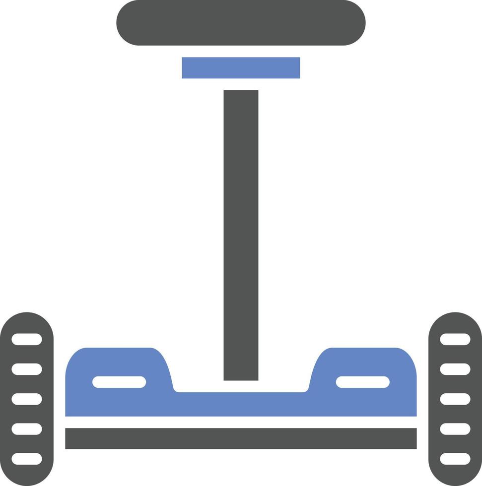 hoverboard-pictogramstijl vector