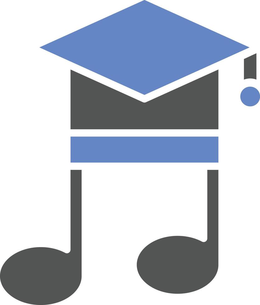muziek onderwijs pictogramstijl vector
