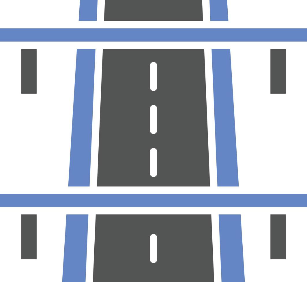 snelweg pictogramstijl vector