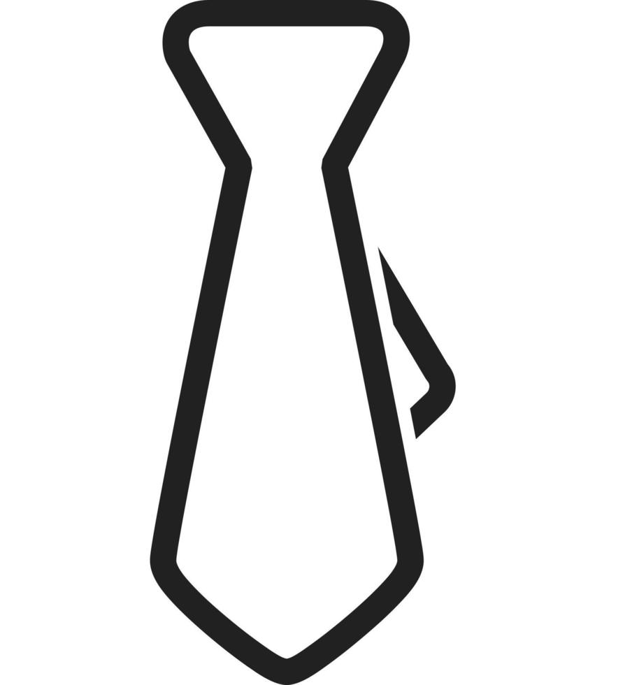 zakelijke stropdas lijn icoon vector