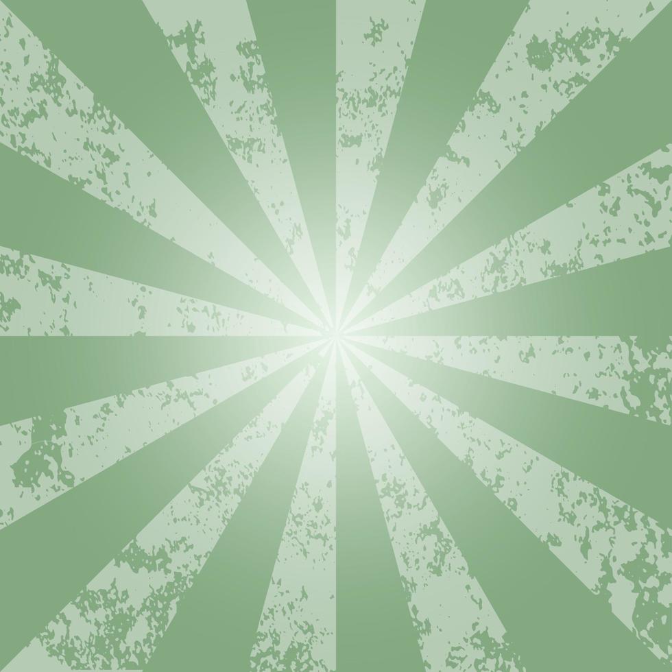 groene grunge vintage achtergrond. retro-uitbarsting. pastelkleur. groene achtergrond. vectorillustratie. vector