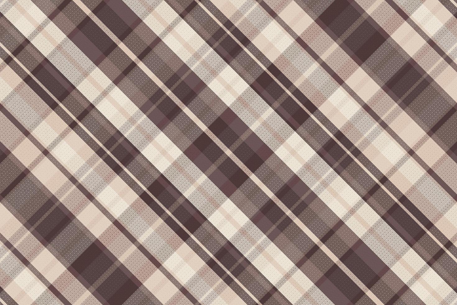 tartan geruit patroon met textuur en warme kleur. vector