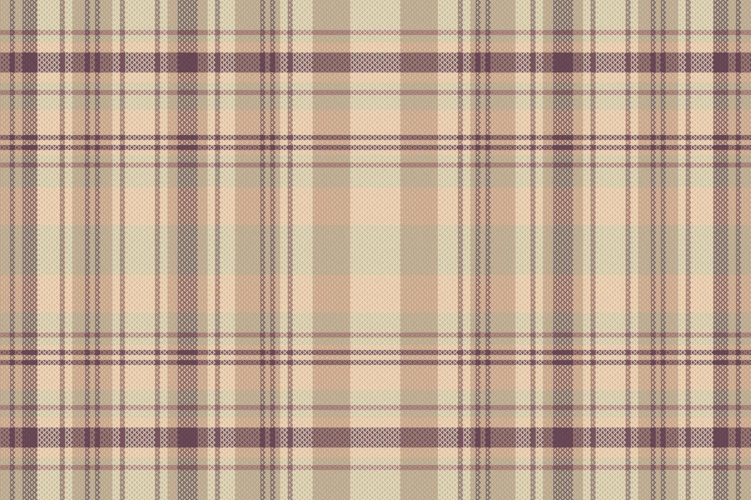 tartan geruit patroon met textuur en warme kleur. vector