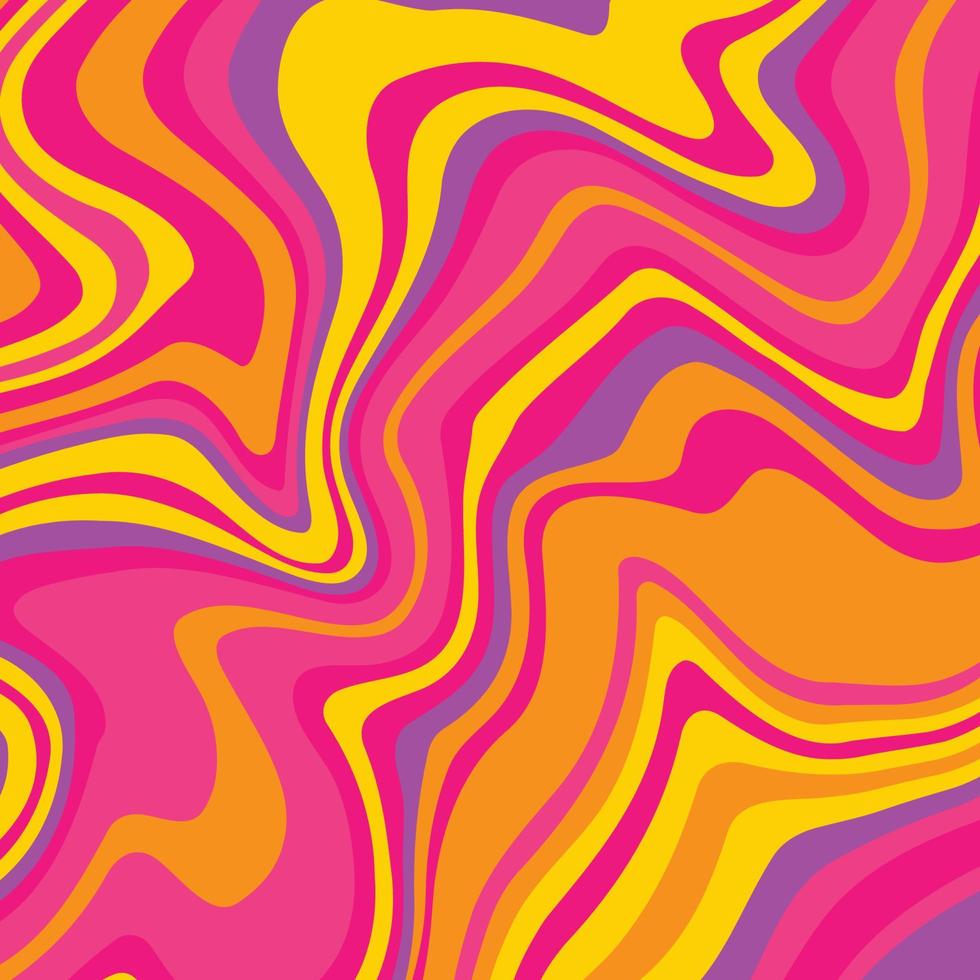 abstracte psychedelische groovy achtergrond. vector