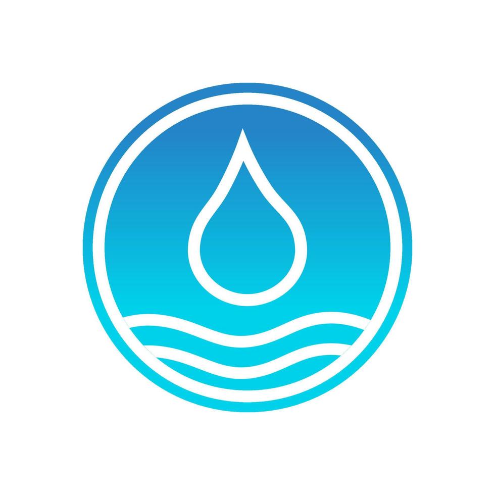 water pictogram logo vector