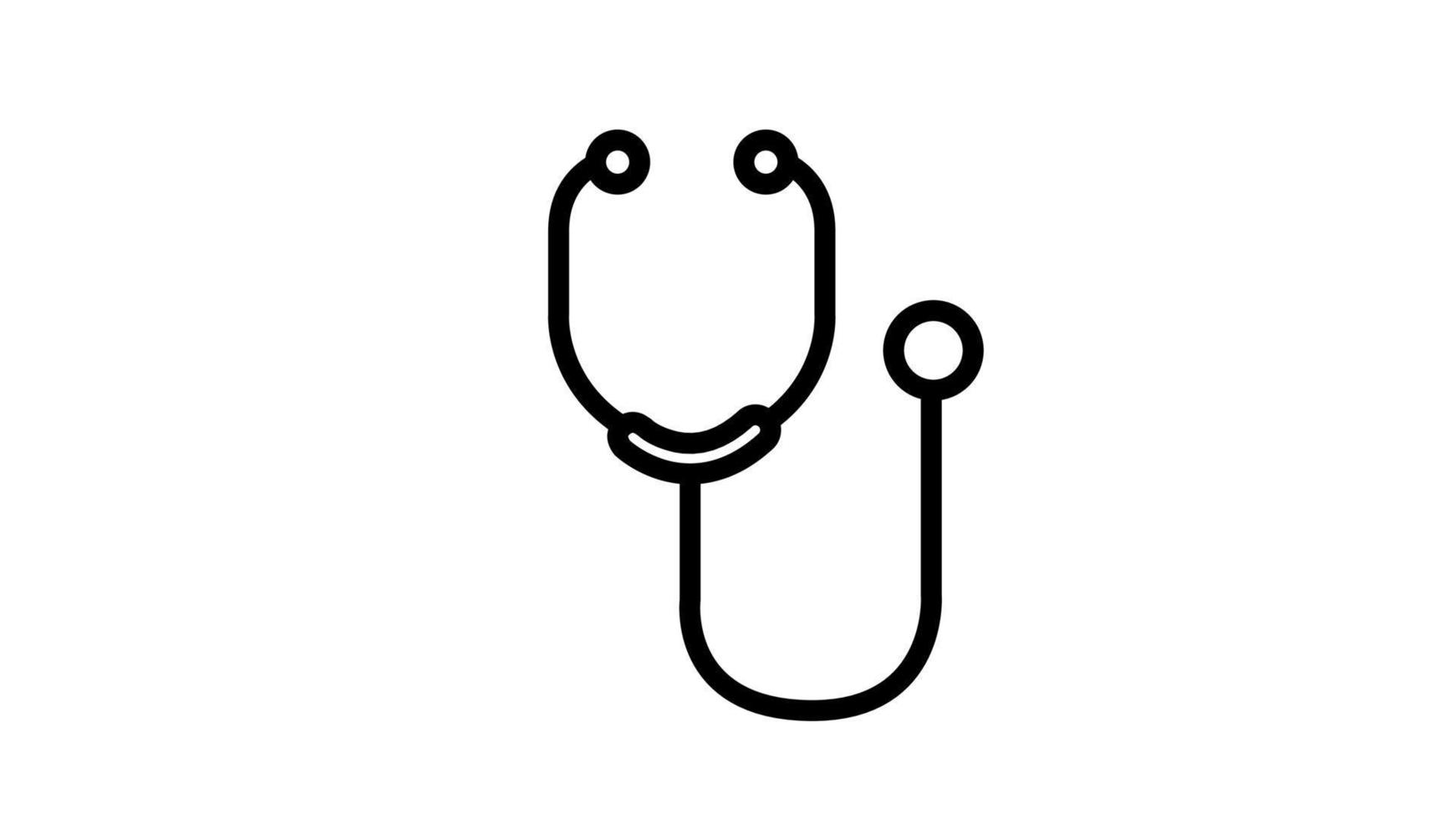 stethoscoop pictogram vector ontwerp illustratie