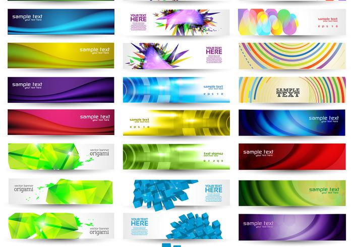 Enorme Banner Vector Pack