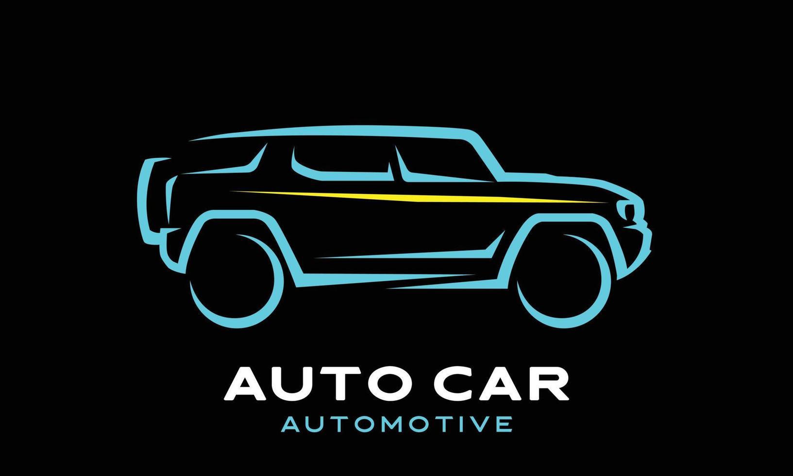 auto logo abstracte lijnen vector. vector illustratie