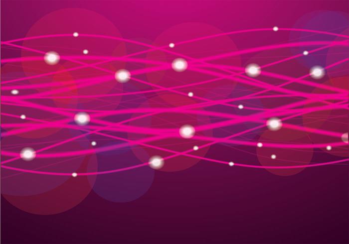 Pink Glowing Lines Vector Background