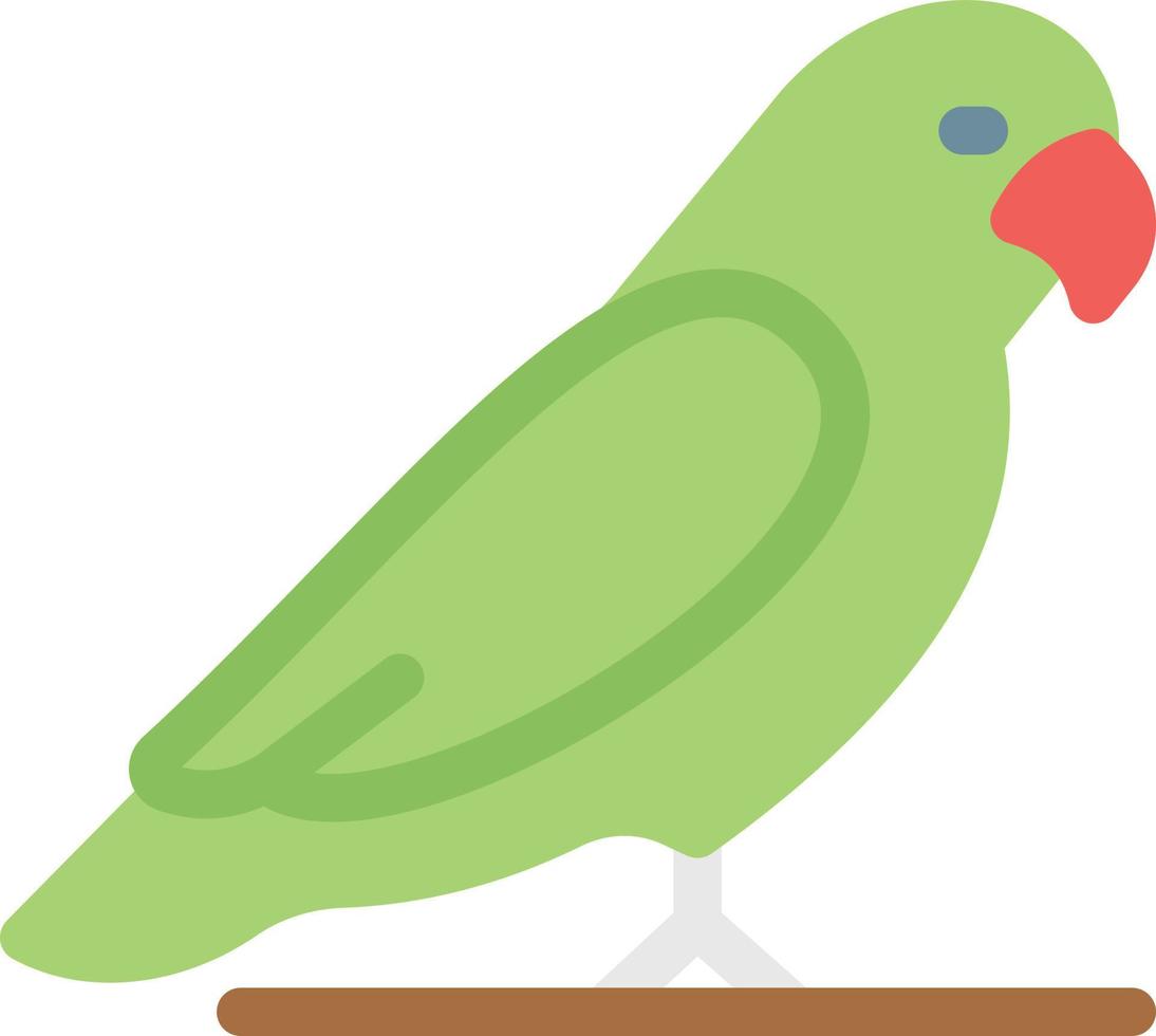 papegaai vectorillustratie op een background.premium kwaliteit symbolen.vector pictogrammen voor concept en grafisch ontwerp. vector