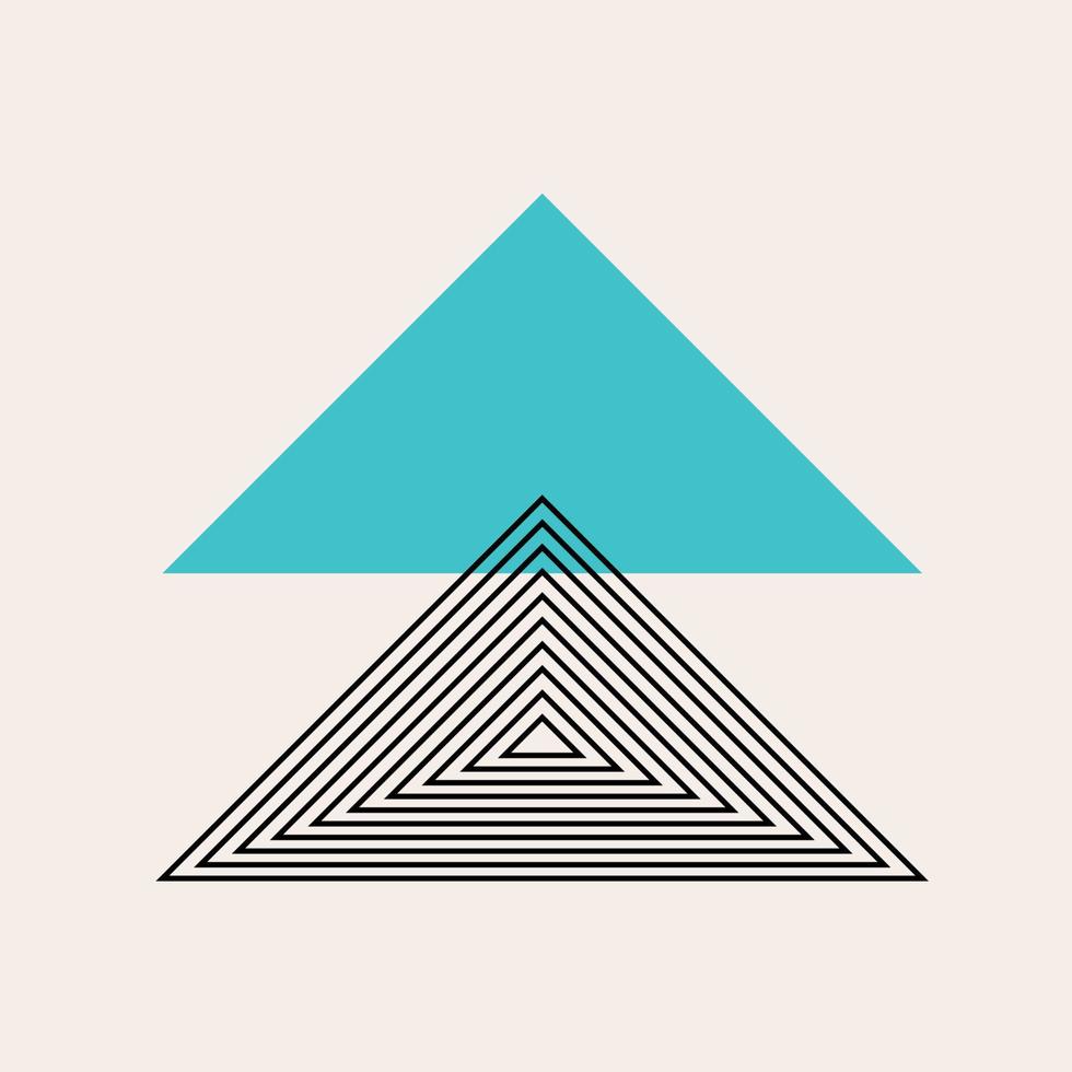 abstract silhouet minimalistisch grafisch boho contour decor symbool element pictogram poster sjabloon vector