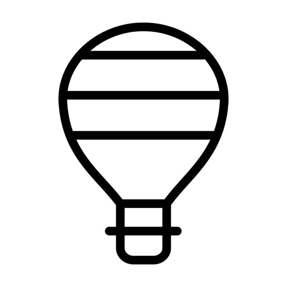 illustratie vectorafbeelding van luchtballon icon vector