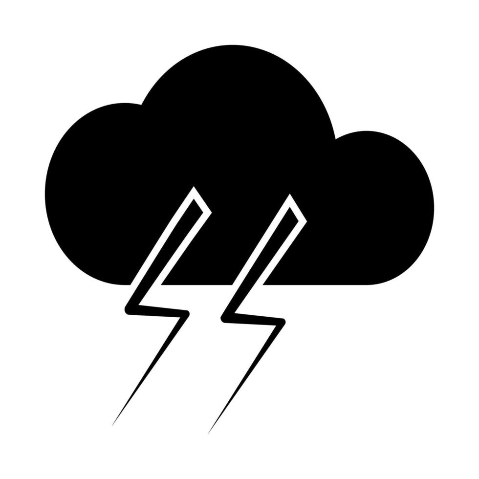 illustratie vectorafbeelding van storm icon vector