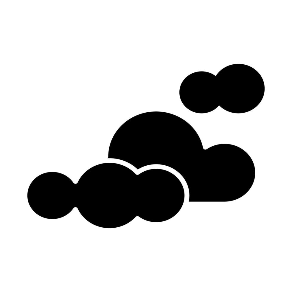illustratie vectorafbeelding van bewolkt icon vector
