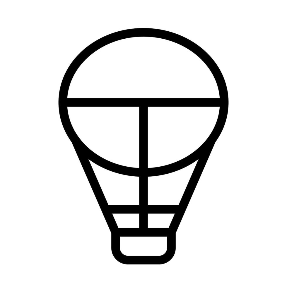 illustratie vectorafbeelding van luchtballon icon vector