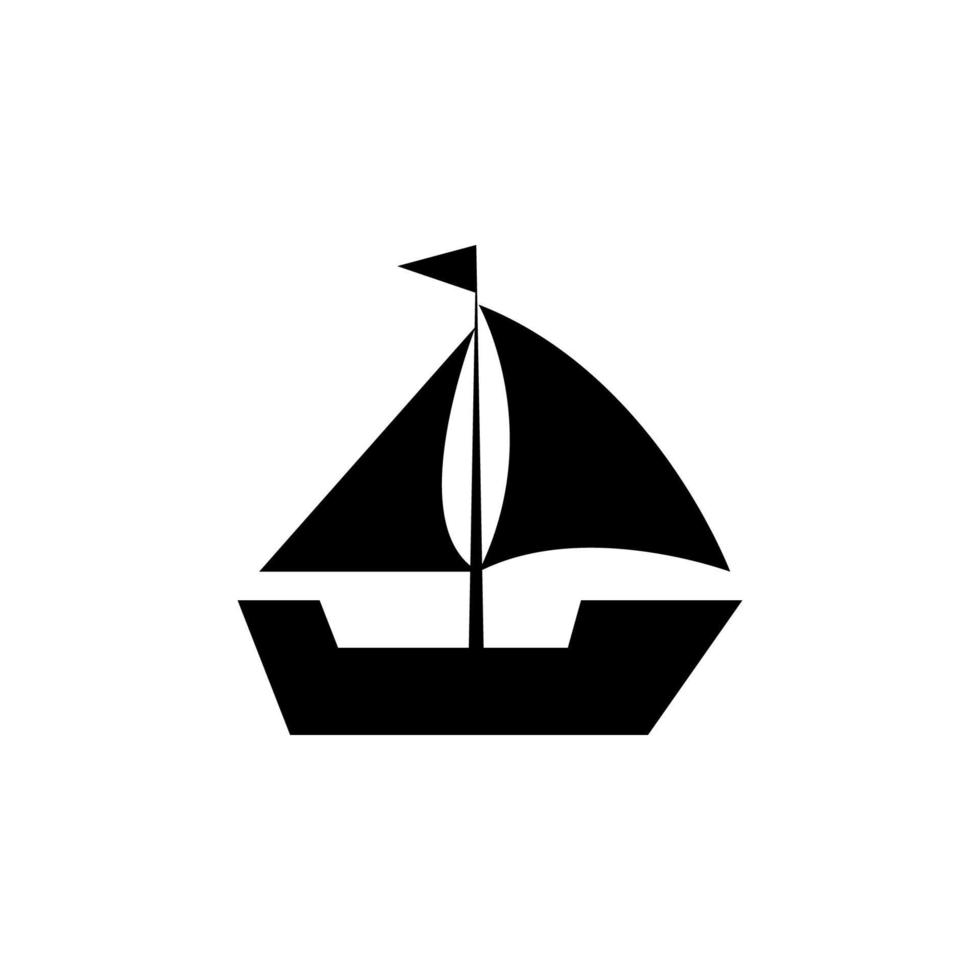 illustratie vectorafbeelding van schip icon vector