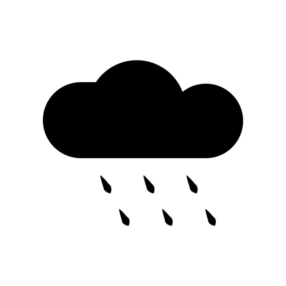 illustratie vectorafbeelding van regen icon vector