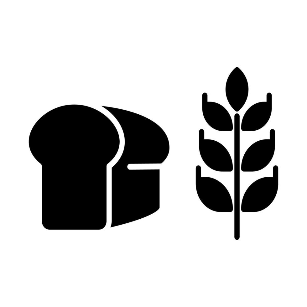 illustratie vectorafbeelding van brood icon vector