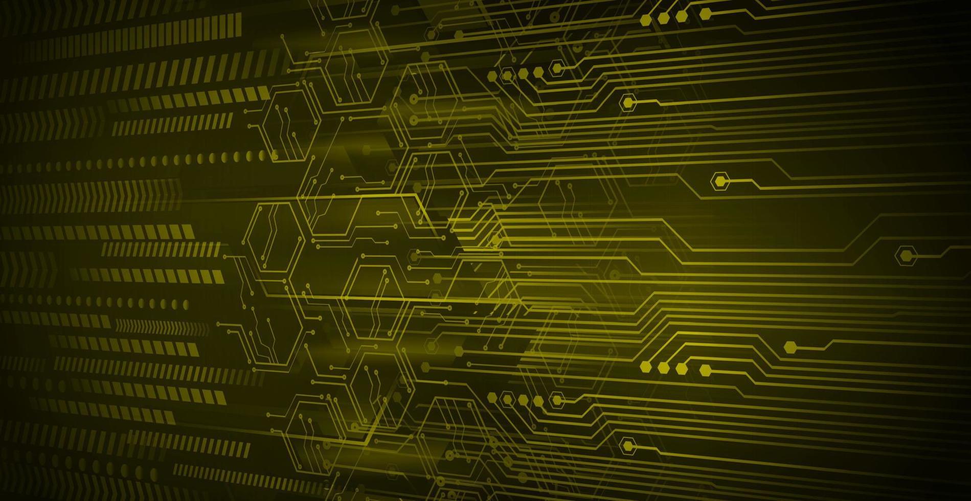 cyber circuit toekomstige technologie concept achtergrond vector