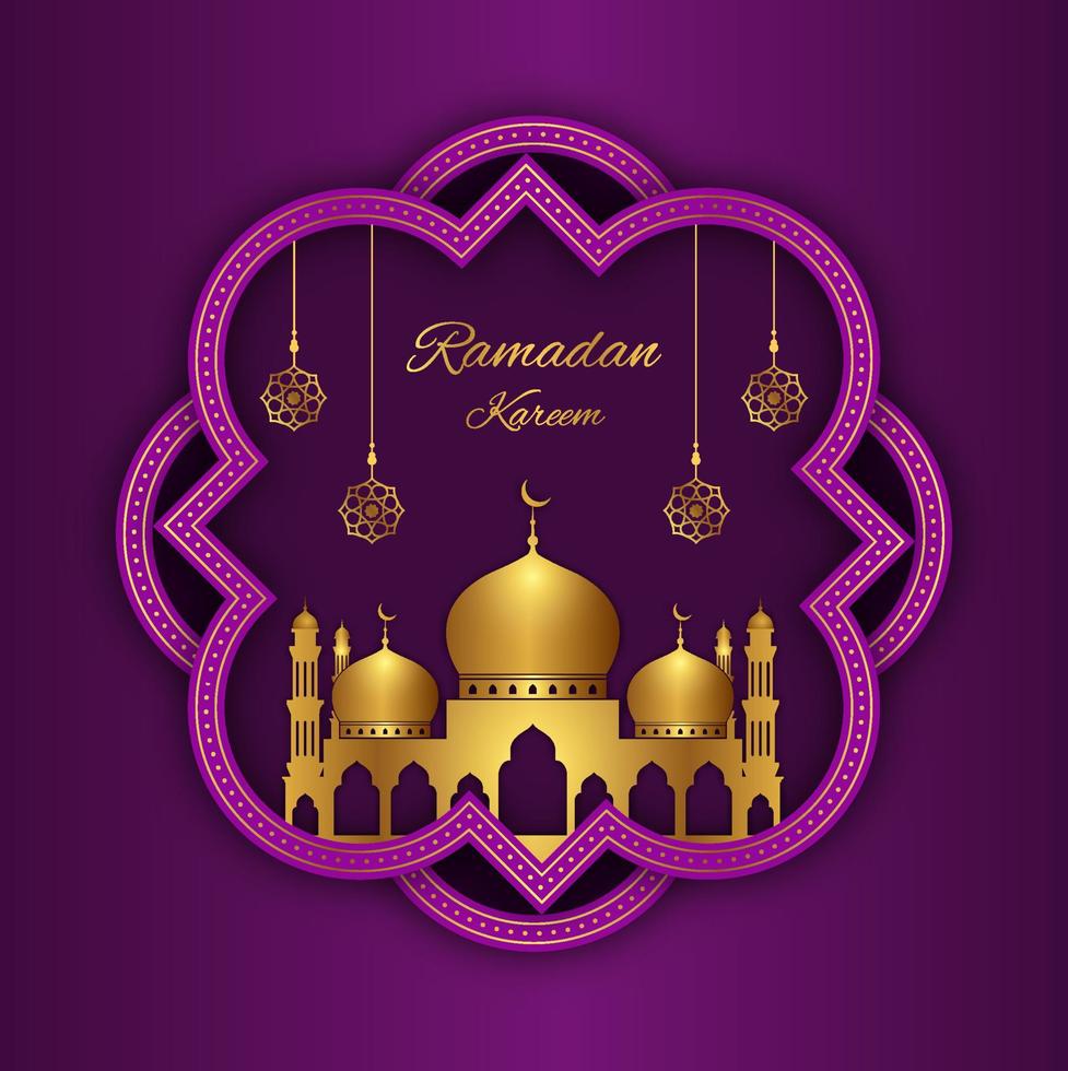 ramadan kareem achtergrond vector