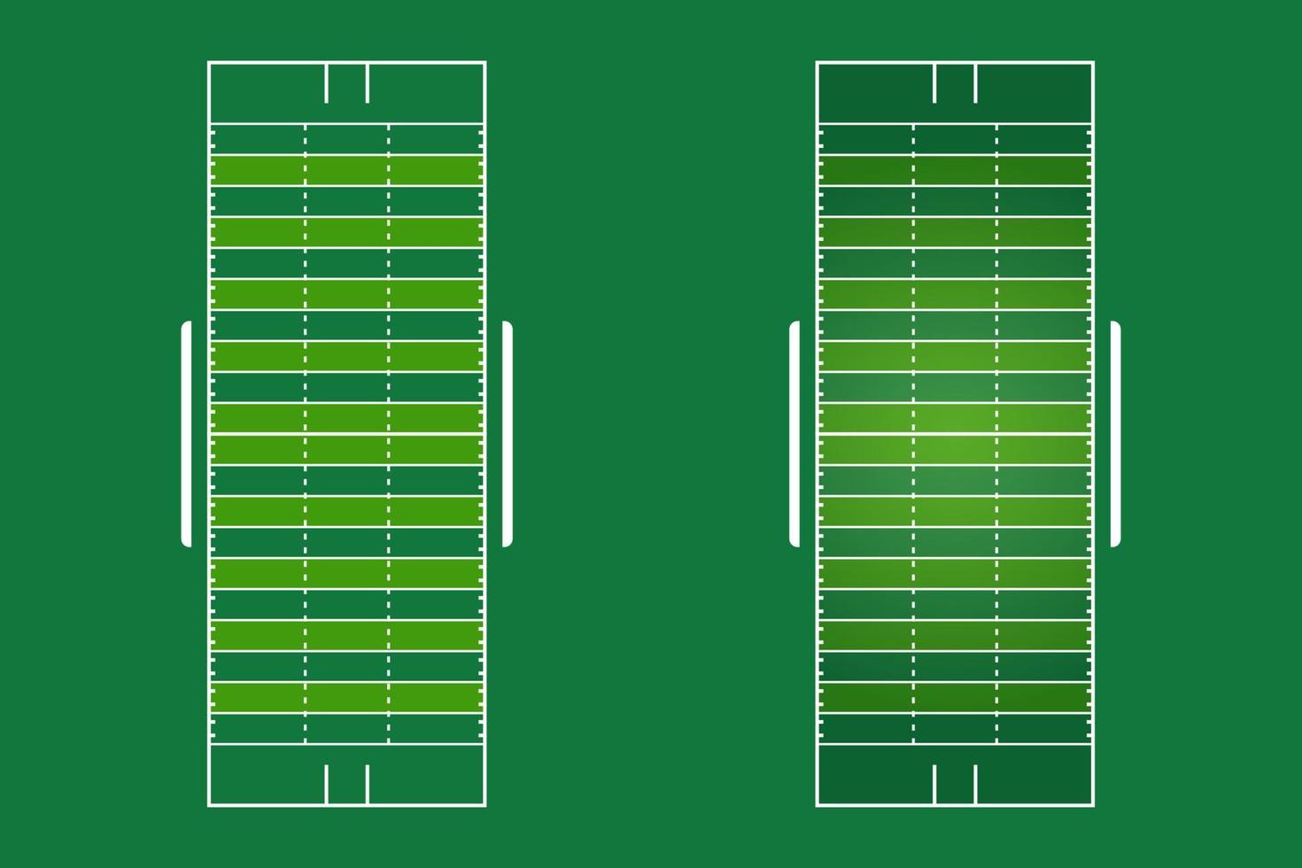 Amerikaans voetbalveld plat ontwerp, voetbalveld grafische illustratie, vector van Amerikaans voetbalveld en lay-out.