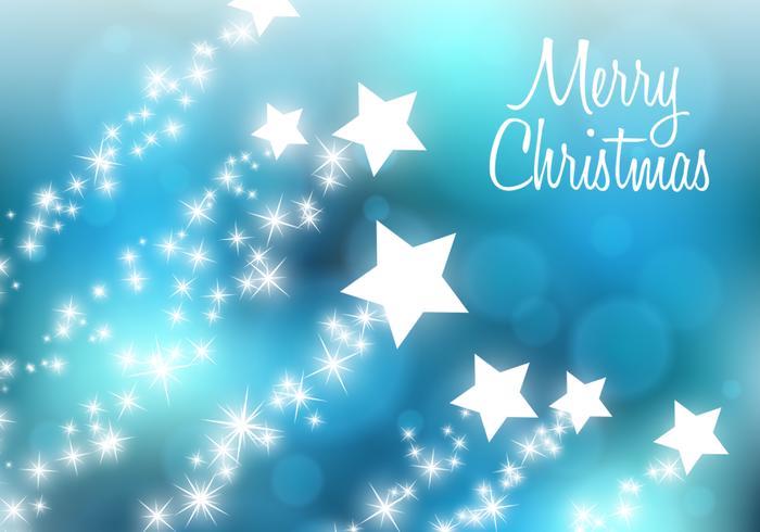 Star Filled Christmas Vector Background