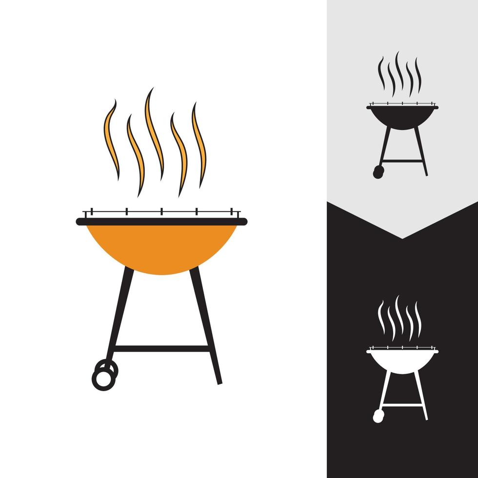 barbecue pictogram vectorillustratie vector