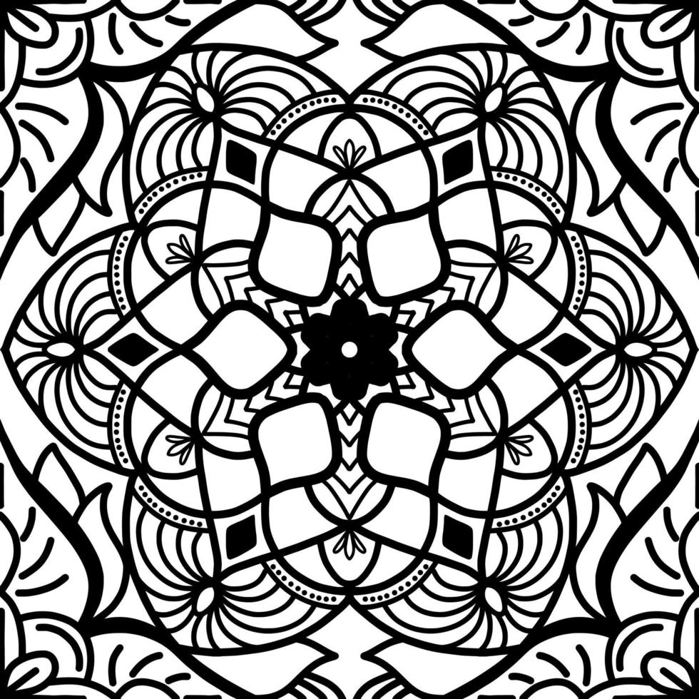 mandala patroon naadloze achtergrond vector