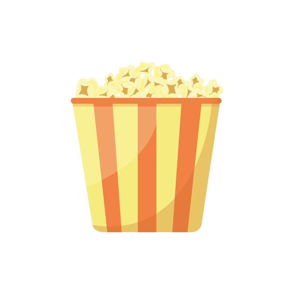 glas popcorn vector