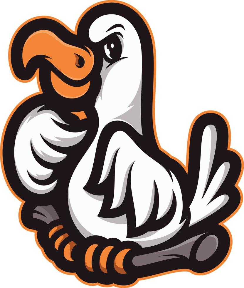 logo mascotte vogel illustraties vector