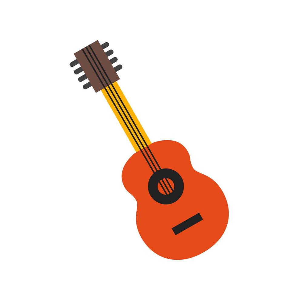 gitaar lijn icoon vector