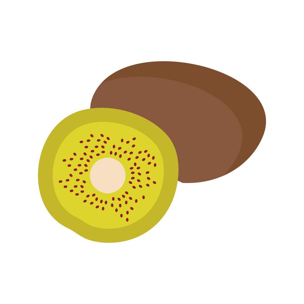 kiwi lijn icoon vector