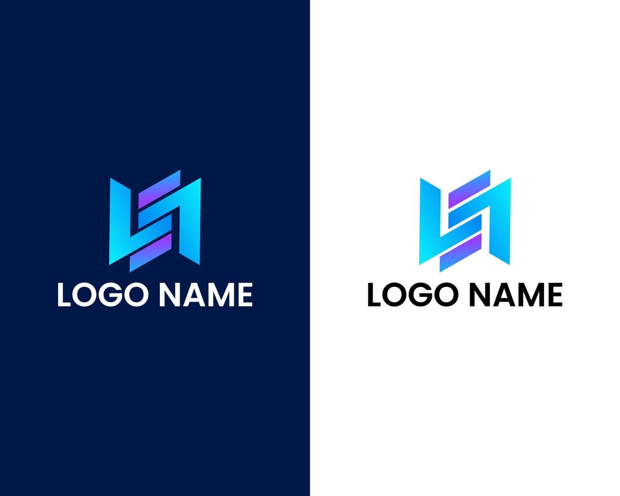 letter m creatief modern logo ontwerpsjabloon vector