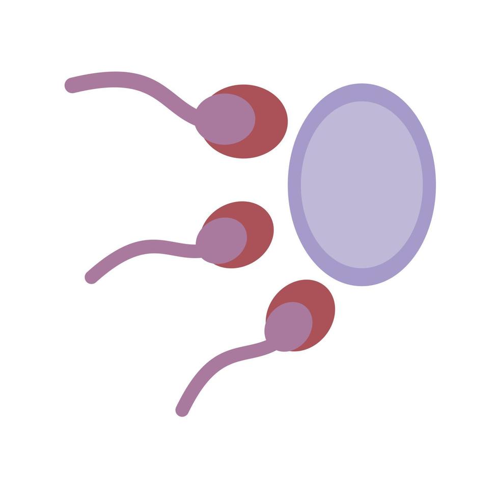 sperma lijn icoon vector