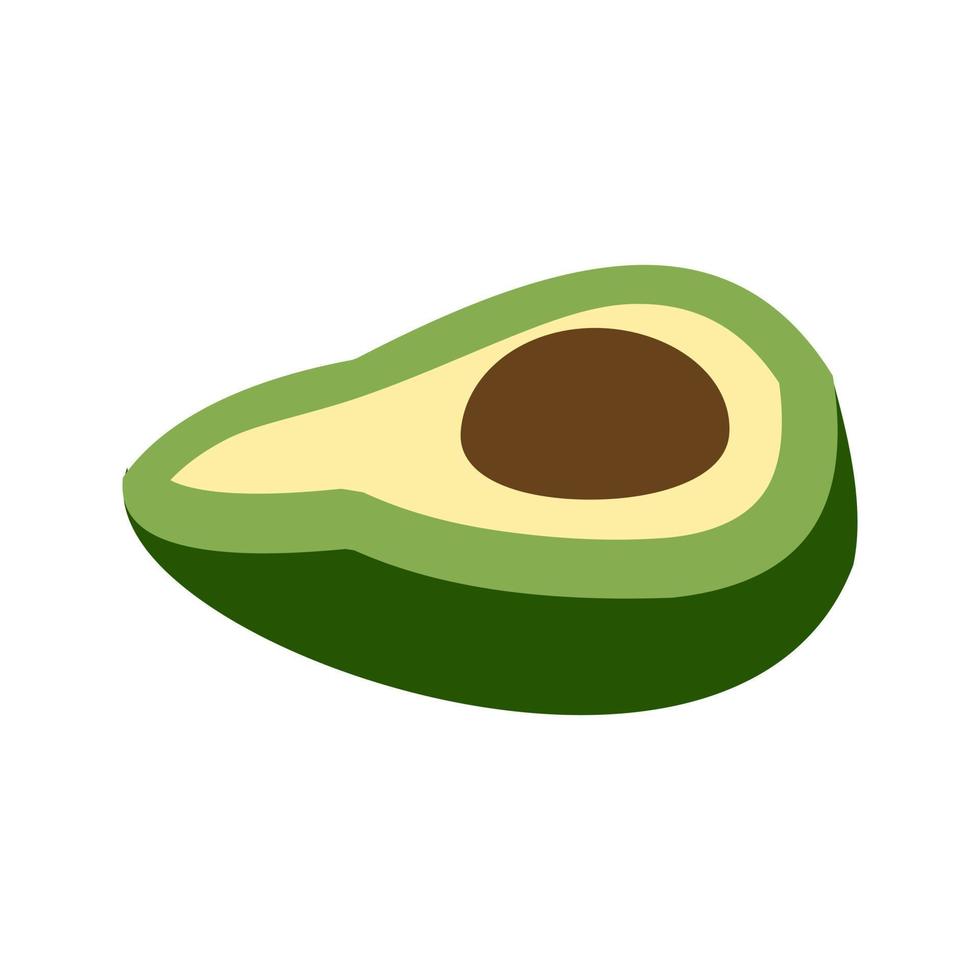 avocado lijn icoon vector