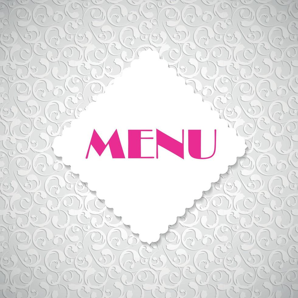 restaurant menu sjabloon vectorillustratie vector