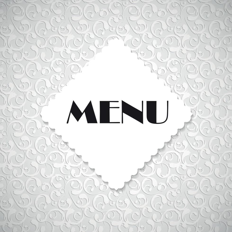 restaurant menu sjabloon vectorillustratie vector