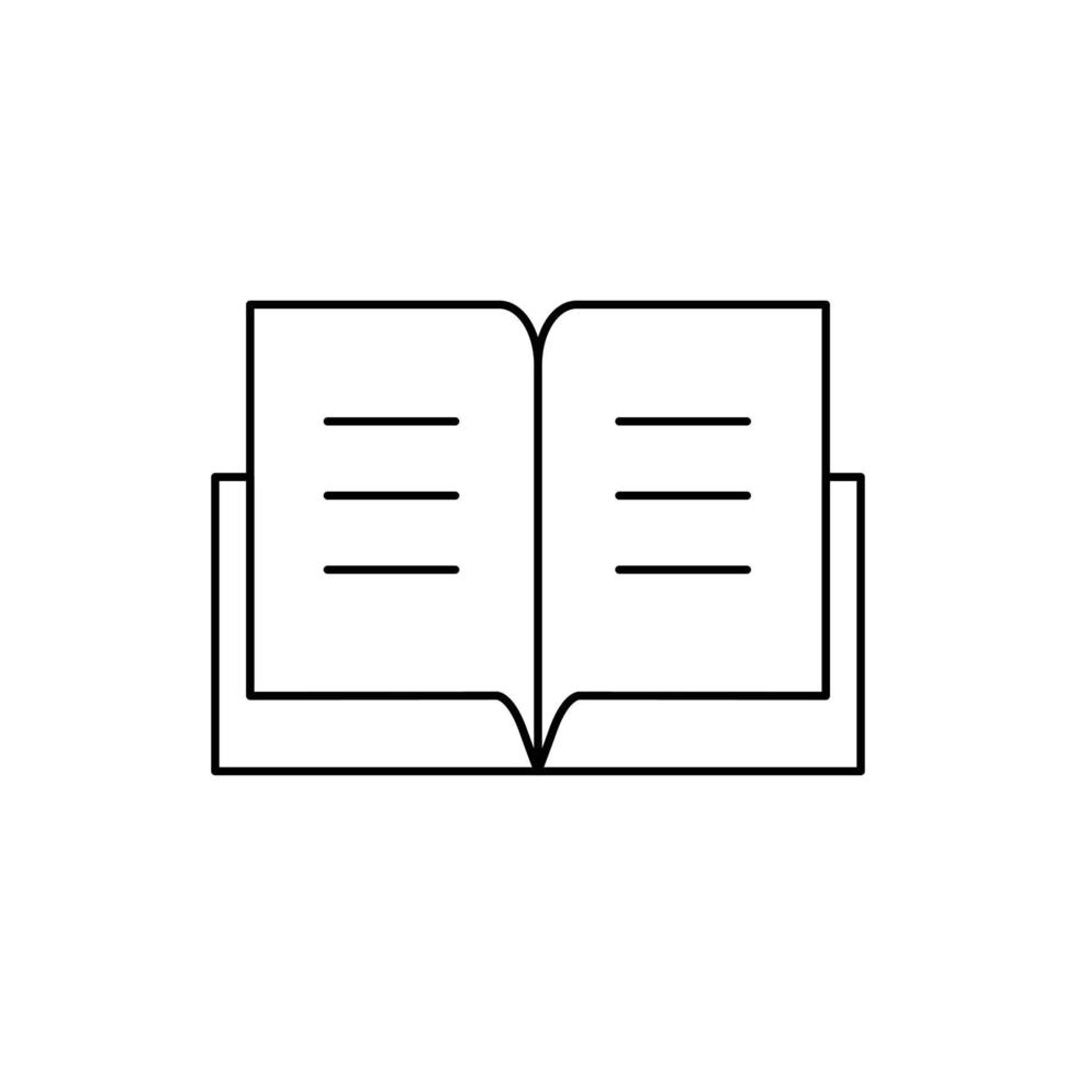 boek vector voor website symbool pictogram presentatie