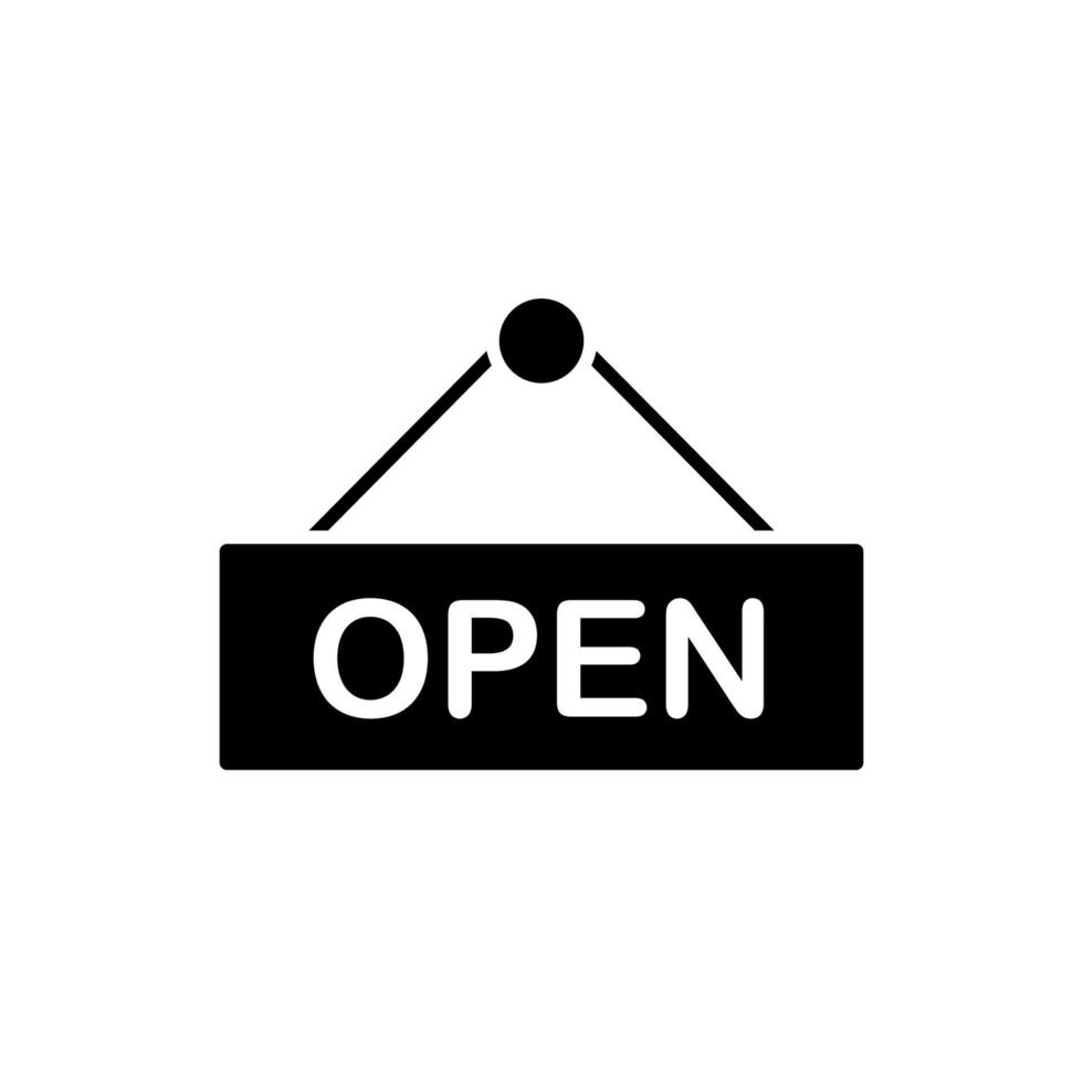 illustratie vectorafbeelding van openen sluiten tag icon vector