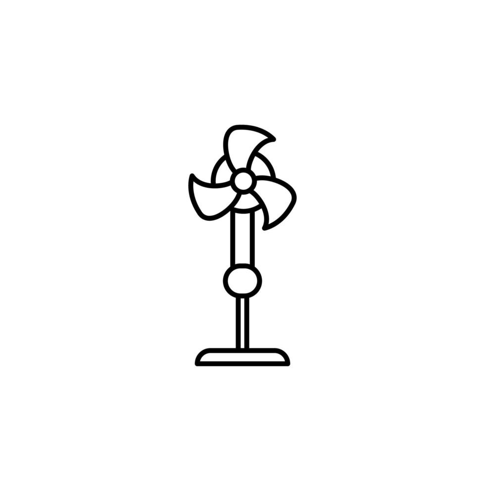 illustratie vectorafbeelding van stand fan icon vector