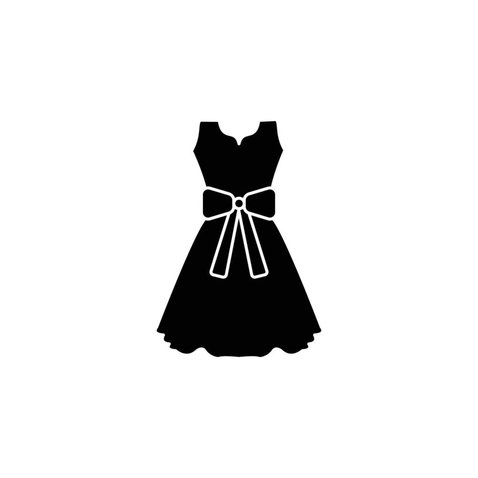 illustratie vectorafbeelding van jurk icon vector