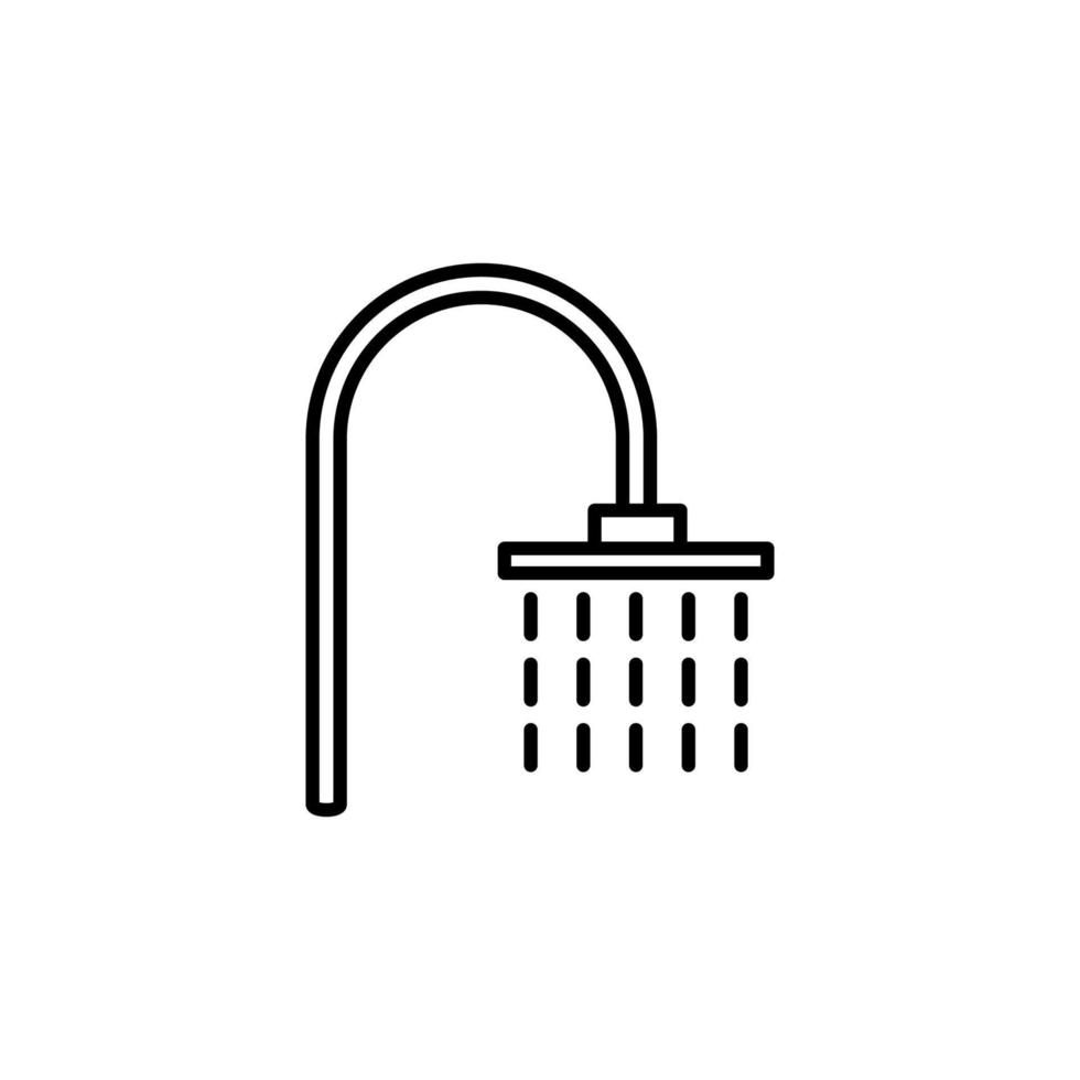 illustratie vectorafbeelding van douche icon vector