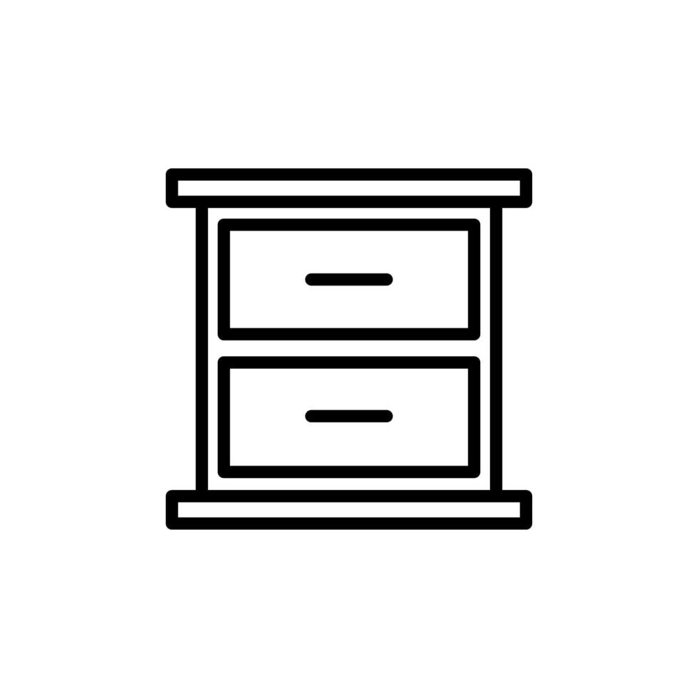 illustratie vectorafbeelding van kabinet icon vector