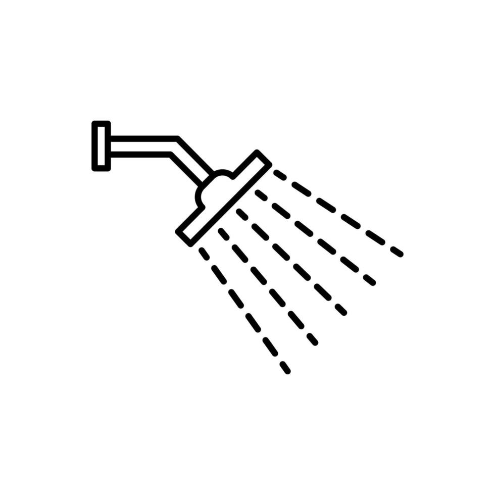 illustratie vectorafbeelding van douche icon vector