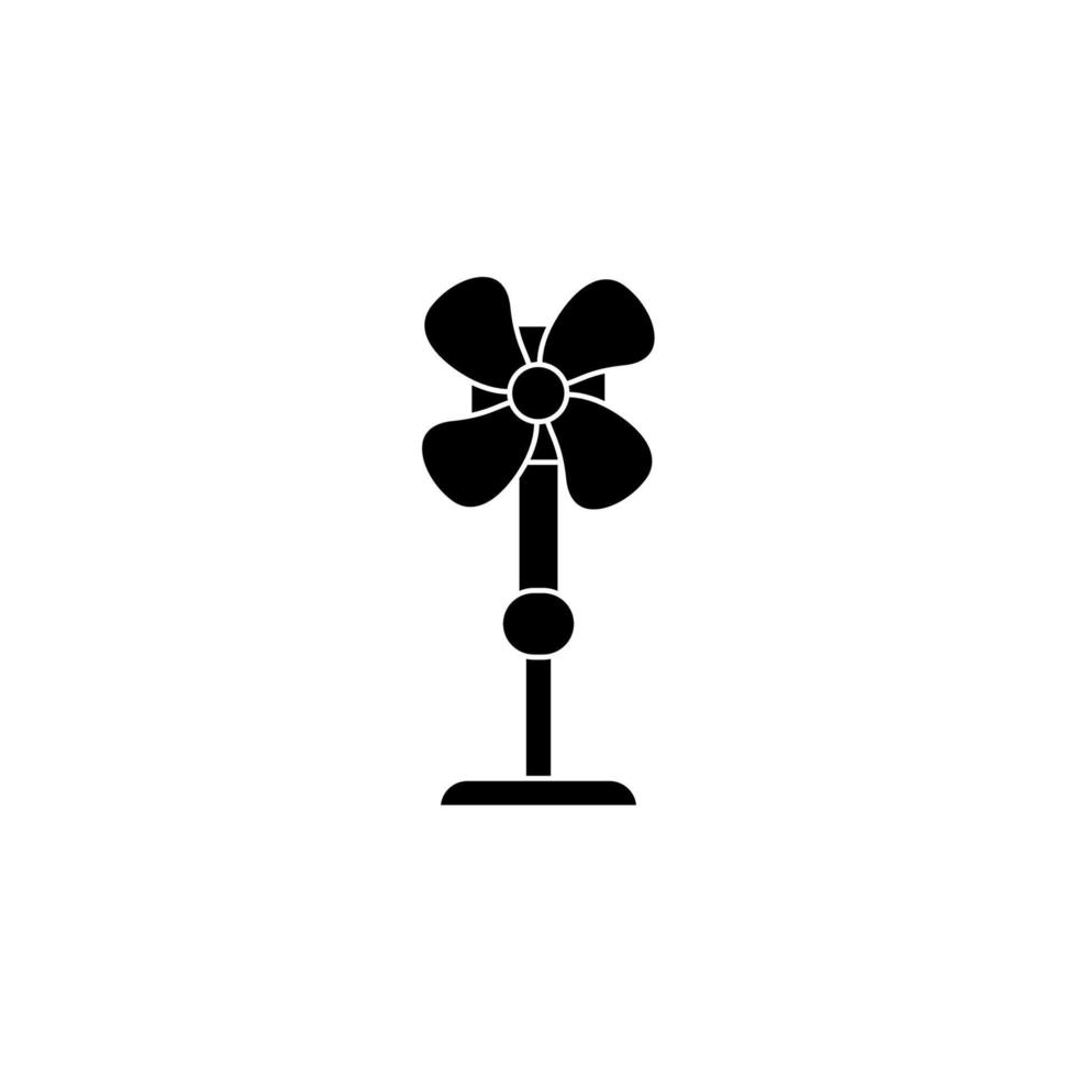 illustratie vectorafbeelding van stand fan icon vector