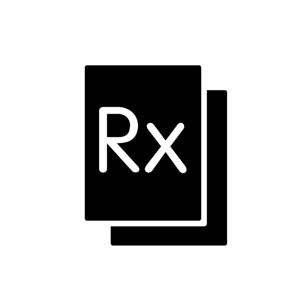 illustratie vectorafbeelding van rx icon vector