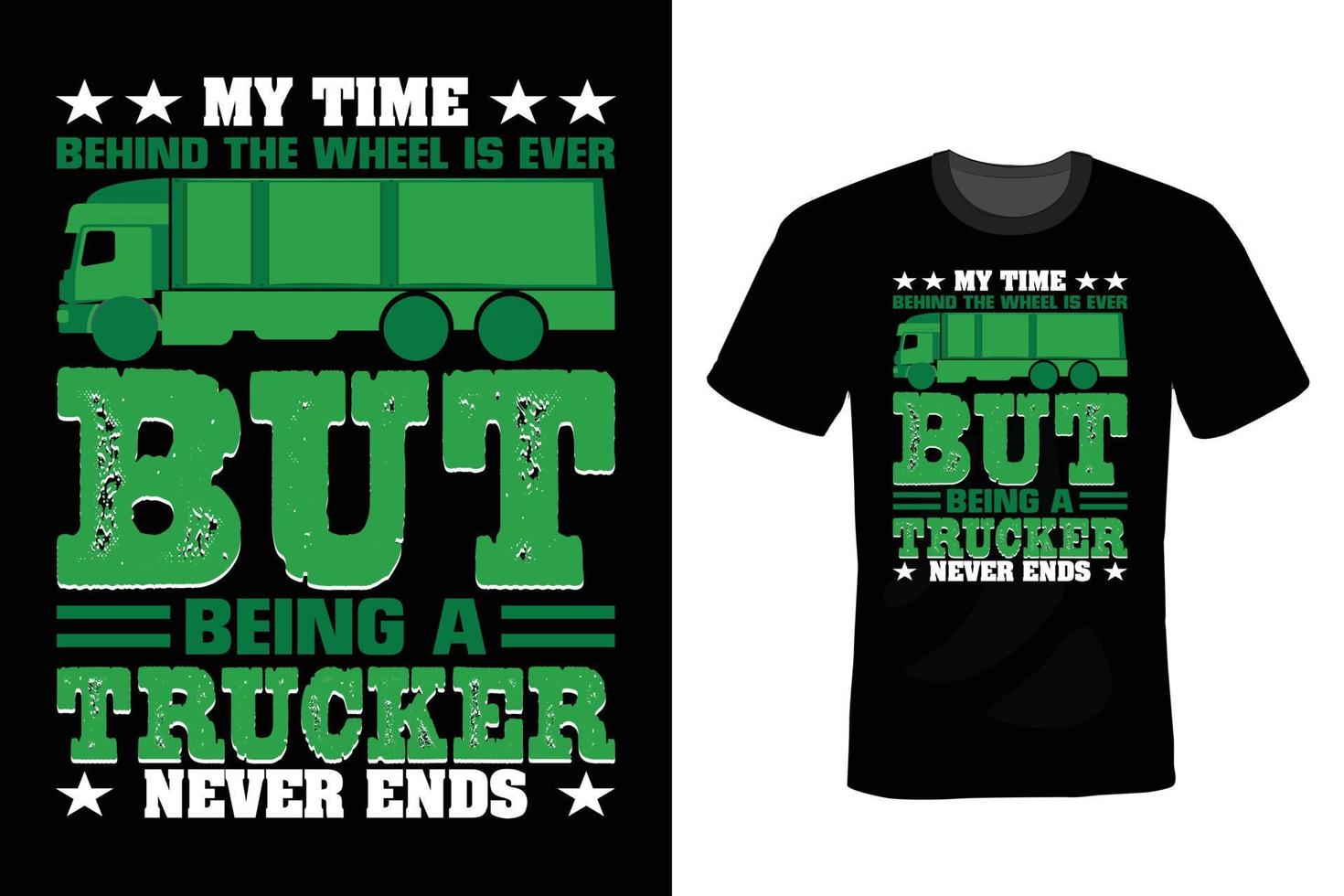 vrachtwagen t-shirt ontwerp, vintage, typografie vector