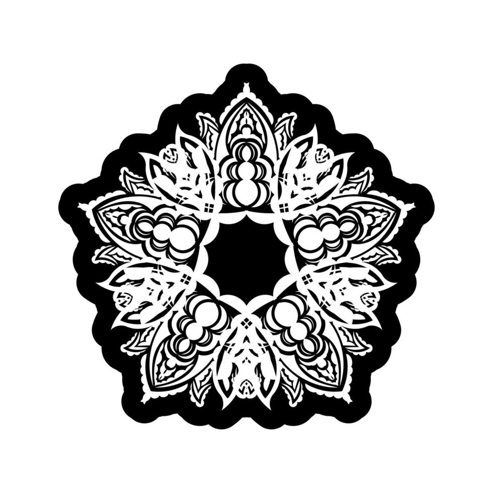 mandala ornamenten in de vorm van een bloem. goed voor logo's, prints en kaarten. vector illustratie