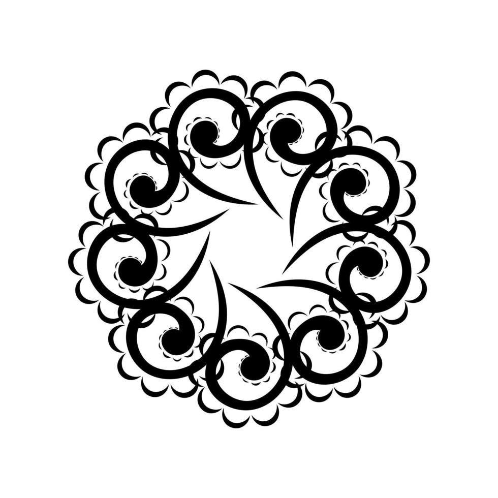 oosters patroon met arabesken en bloemenelementen. goed voor logo's, prints en ansichtkaarten. vector illustratie