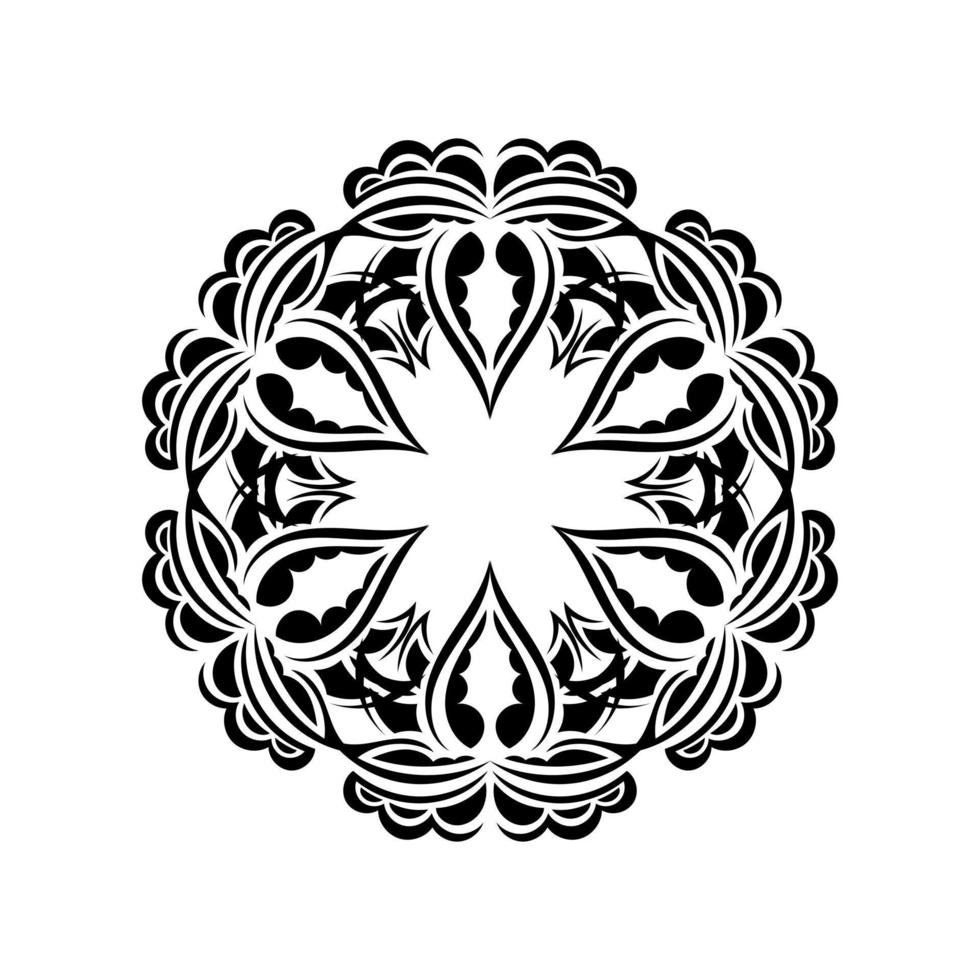 decoratieve ornamenten in de vorm van een bloem. mandala vector illustratie